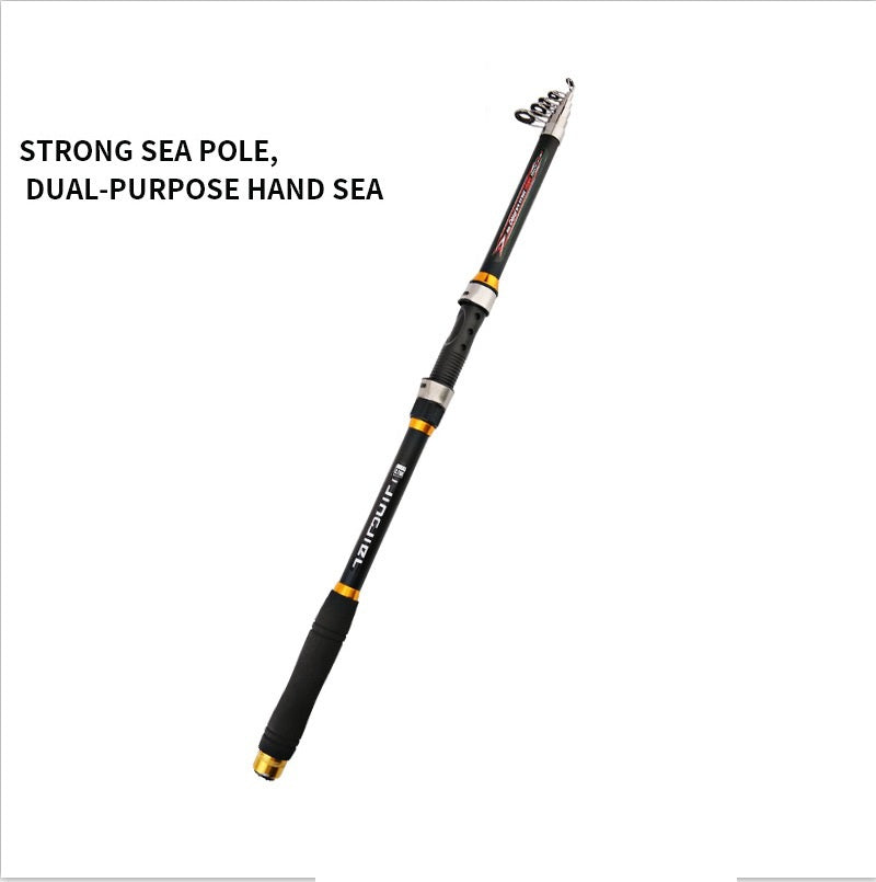 2.1M -3.6M Fishing Rod Carbon Fiber Telescopic Fishing Rod Fishing Pole