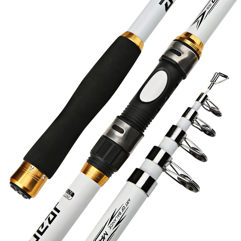 2.1M -3.6M Fishing Rod Carbon Fiber Telescopic Fishing Rod Fishing Pole