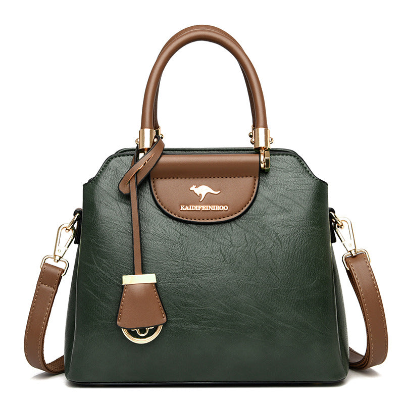 Faux Leather Women's Handbag With Shoulder Strap Animal Cruelty Free