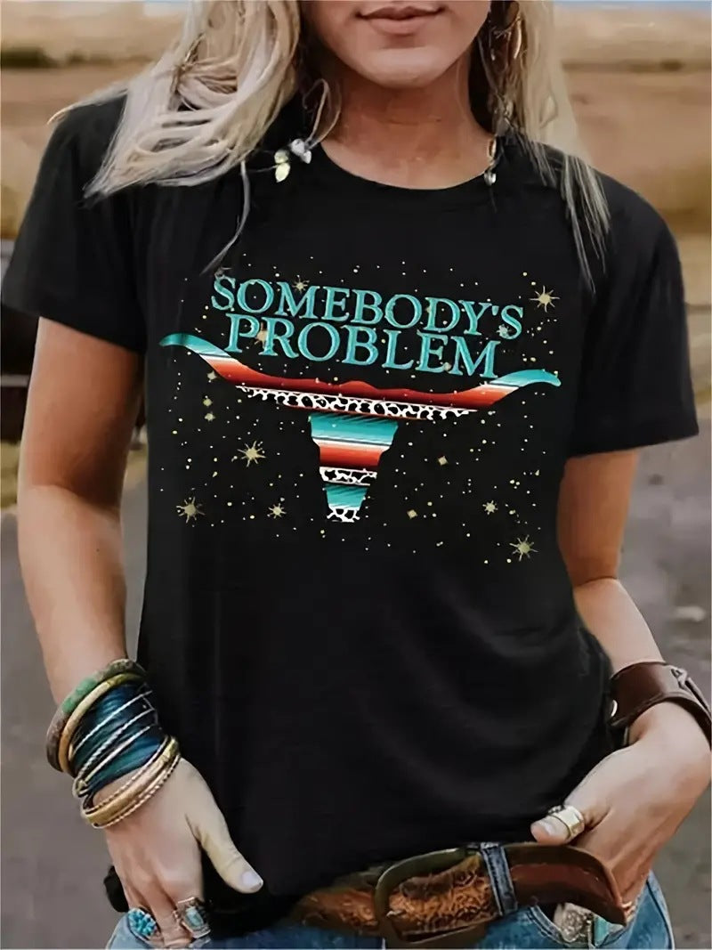 Somebody's Problem Short Sleeve Women's T-shirt