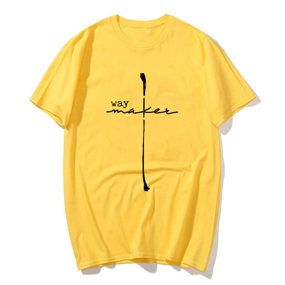 Way Maker New Trendy Women's Cotton Tee |  T-Shirts