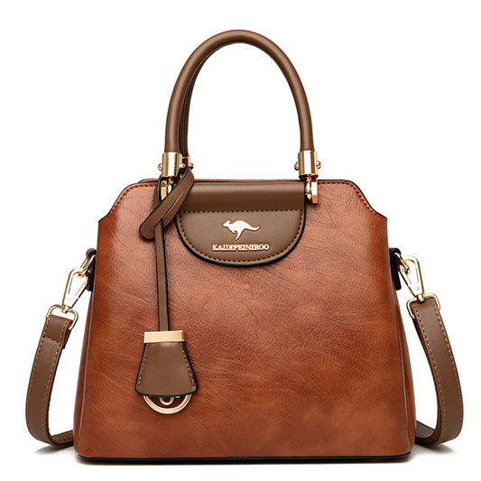 Faux Leather Women's Handbag With Shoulder Strap Animal Cruelty Free