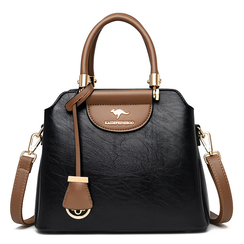 Faux Leather Women's Handbag With Shoulder Strap Animal Cruelty Free