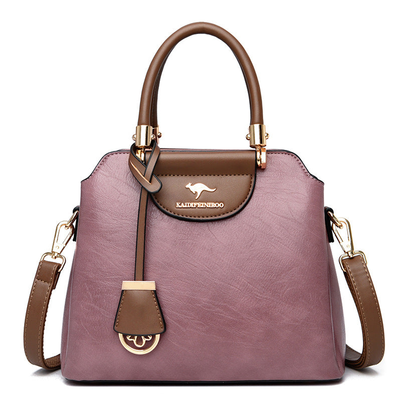 Faux Leather Women's Handbag With Shoulder Strap Animal Cruelty Free