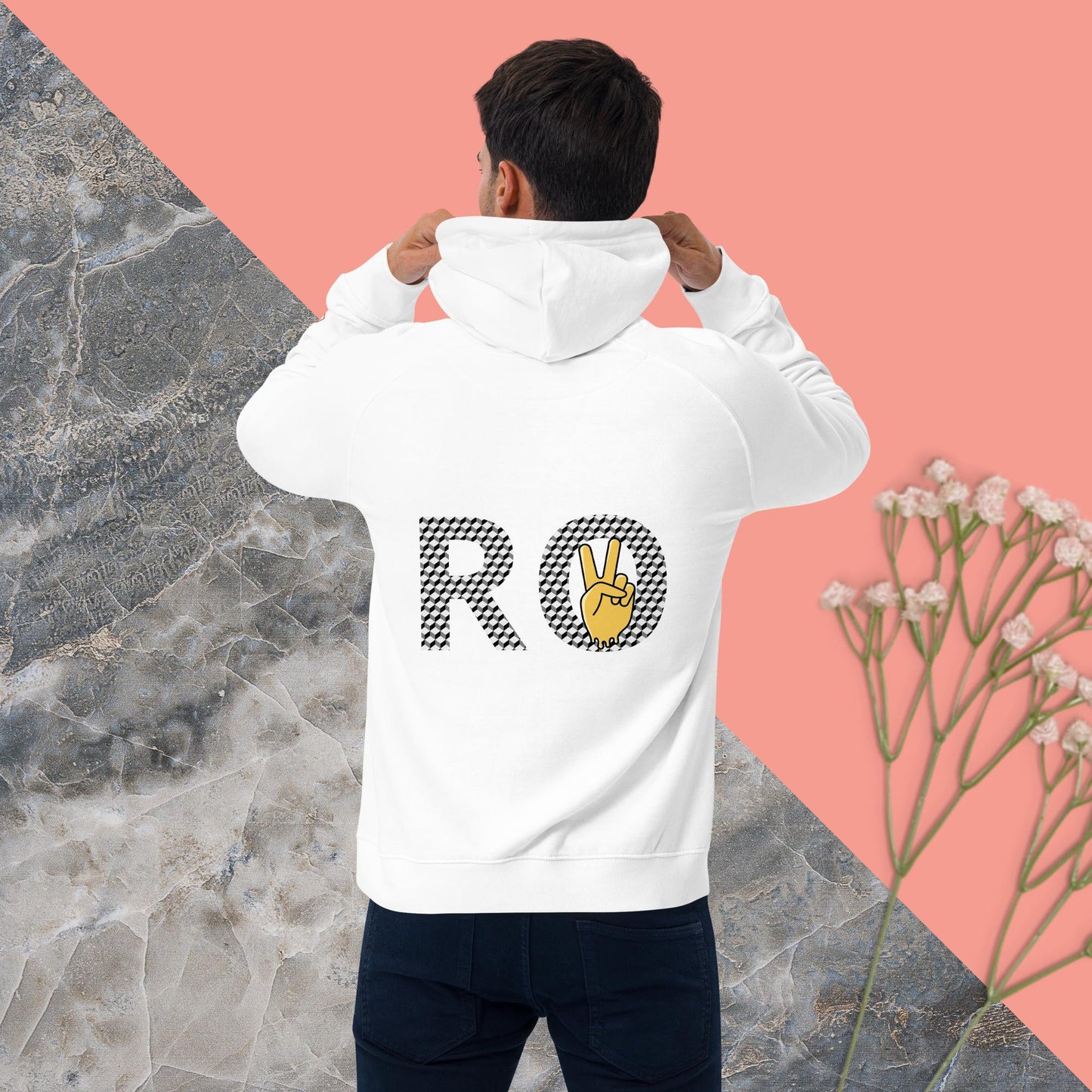 Rake's Obsessions Unisex eco raglan hoodie