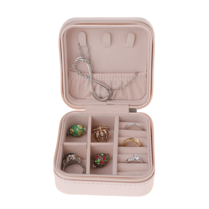 Jewelry Box | Portable Jewelry Box | Leather Mini Travel Jewelry Storage Case