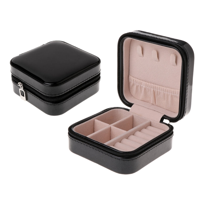 Jewelry Box | Portable Jewelry Box | Leather Mini Travel Jewelry Storage Case