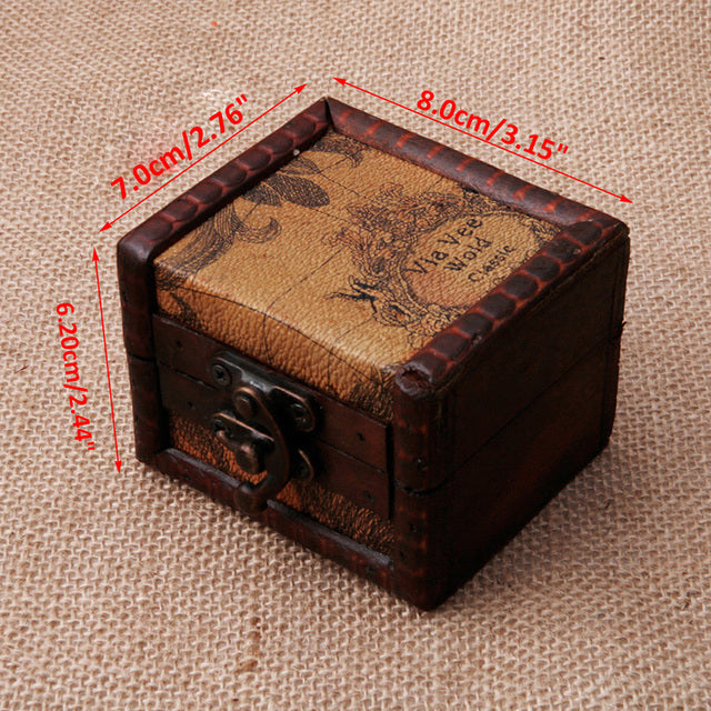 Jewelry Box | Portable Jewelry Box | Leather Mini Travel Jewelry Storage Case